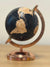 EXERZ 13cm Globe with Bronze Base, Handcraft Decorative Globe