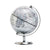 Topglobe 14cm World Globe - Silver