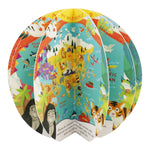 EXERZ 20cm Globe with a Book “My Wild World” 16-Page