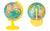 TOPGLOBE 15CM Educational Globe with 100pc Puzzles