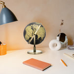 EXERZ 20cm Globe Black & Golden, All Direction 360 Rotating