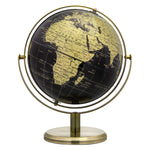 EXERZ 20cm Globe Black & Golden, All Direction 360 Rotating
