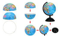 Exerz 20cm Educational World Globe