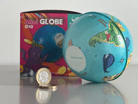 EXERZ 10CM Mini Globe (Animal Map) With Money Bank Build In