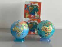 EXERZ 10CM Mini Globe (Aminal Map), with Pencil Sharpener build in