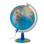 EXERZ 20cm Illuminated Globe - English Map - AR (Globe + App) Interactive World Globe, STEM Toy Gifts for Kids 4-12 Years - iOS & Android