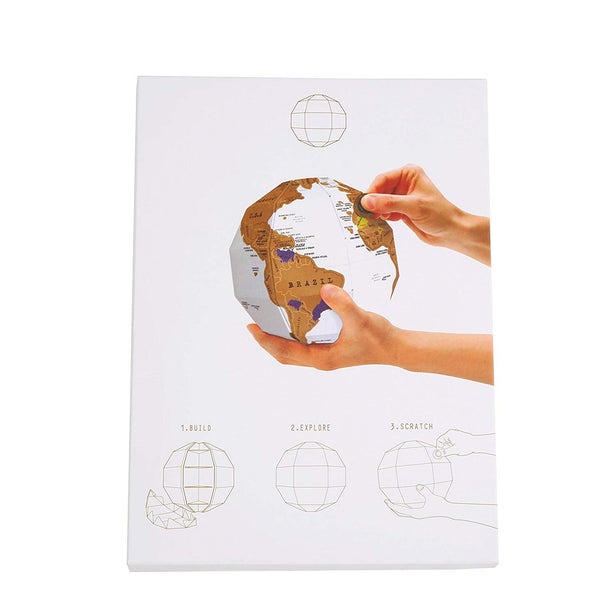 20cm Scratchable World Globe - Topglobe