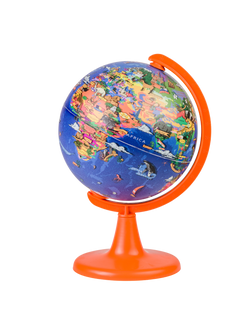 TOPGLOBE 15CM Educational Globe with 100pc Puzzles