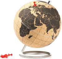 Suck UK – Mini Desktop Cork Globe | Push Pins Included - Topglobe